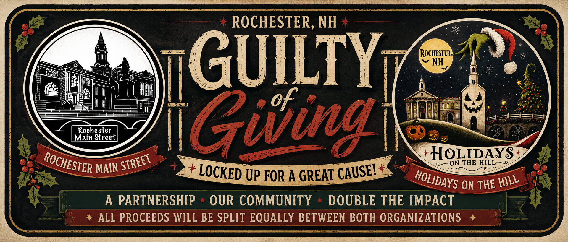 Guilty of Giving fundraiser participants in themed jail costumes at The Garage in Rochester